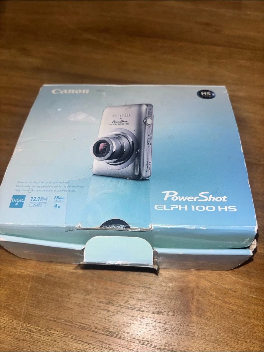 Canon PowerShot ELPH 100 HS Compact Digital Camera - Silver